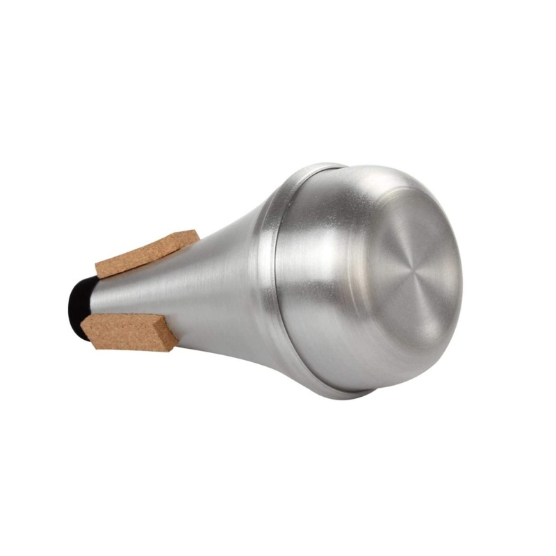 Kèn Trumpet Mini Bằng Hợp Kim Nhôm Không Ồn Màu Bạc Cho Kèn Trumpet