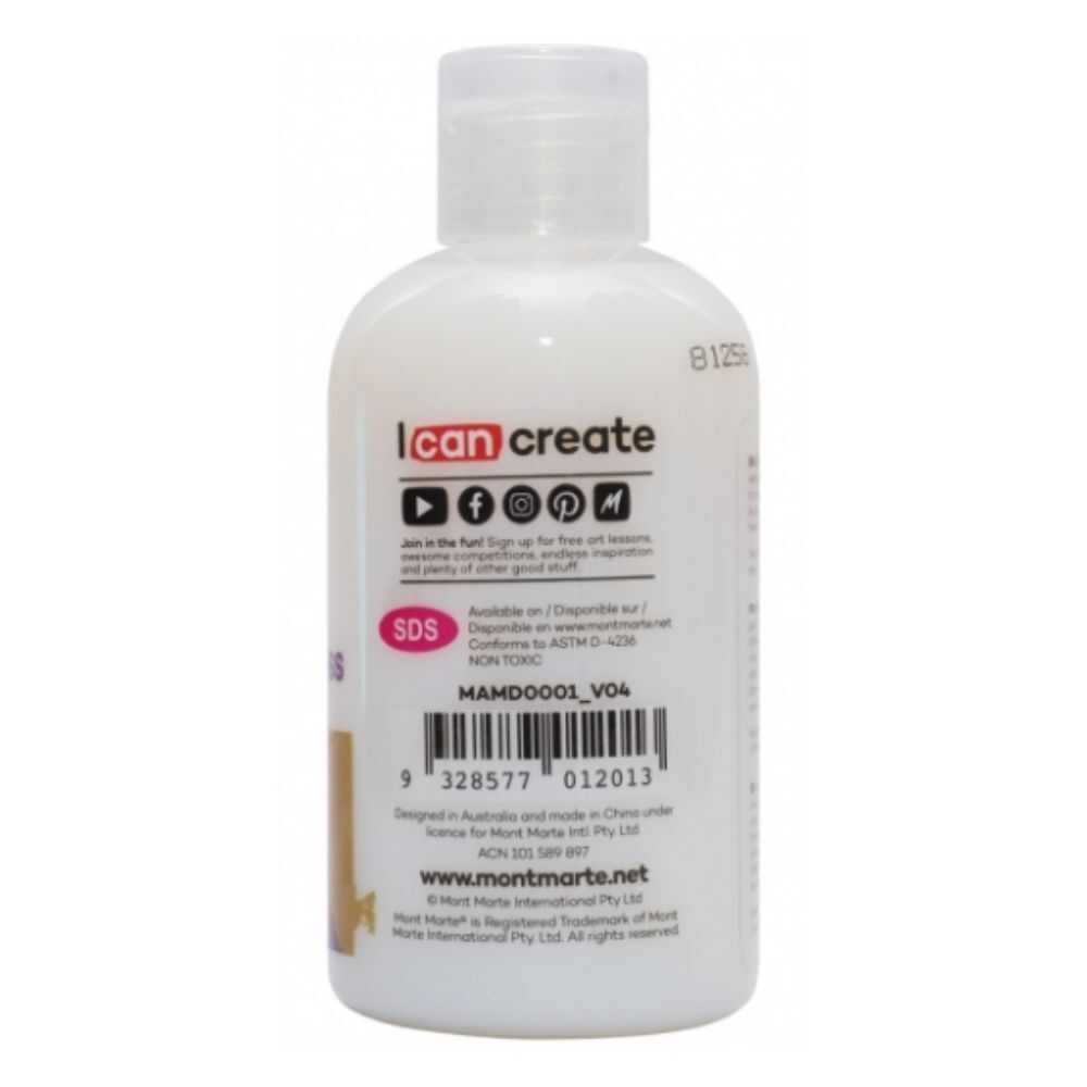 Phủ bóng, phủ bảo vệ đất sét, tranh acrylic, đất nặn tự khô, tranh số hoá Mont Marte 135ml