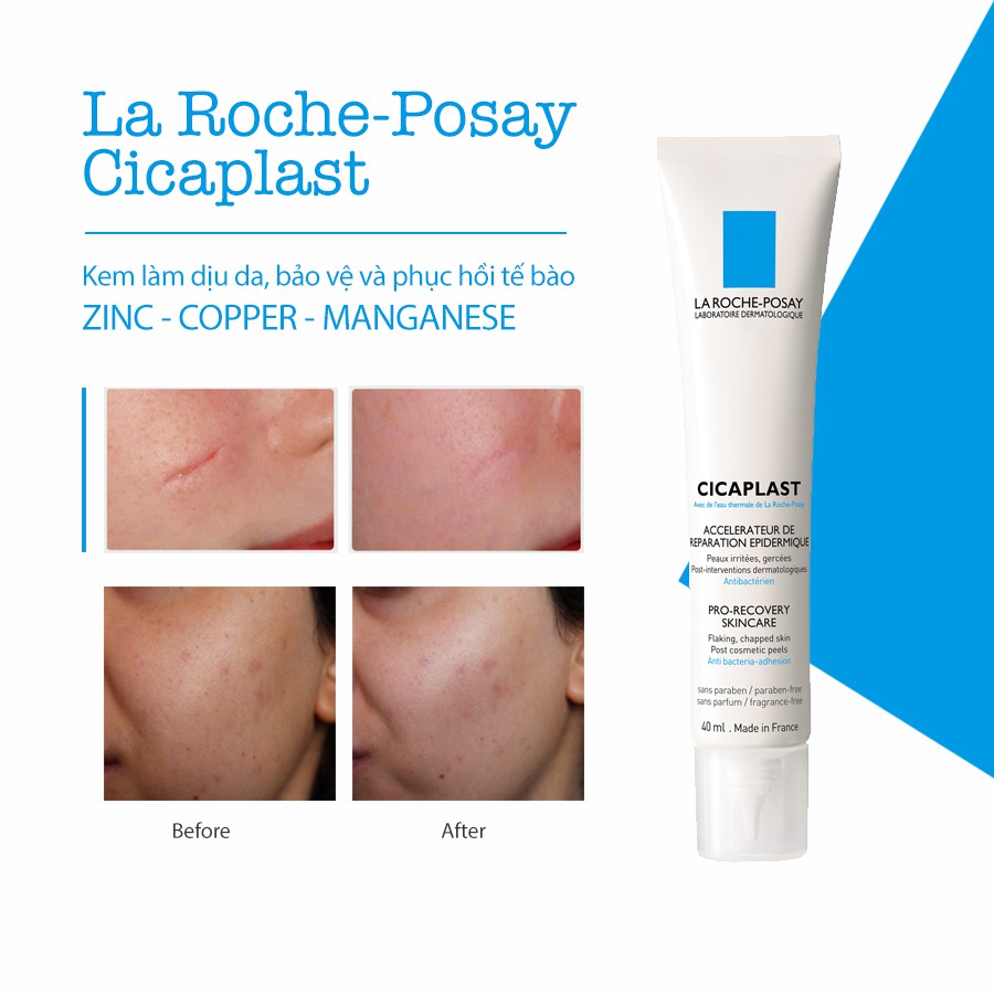 Gel b5 La Roche Posay Cicaplast kem giảm sẹo thâm | BigBuy360 - bigbuy360.vn