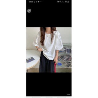 Áo trắng tay bồng