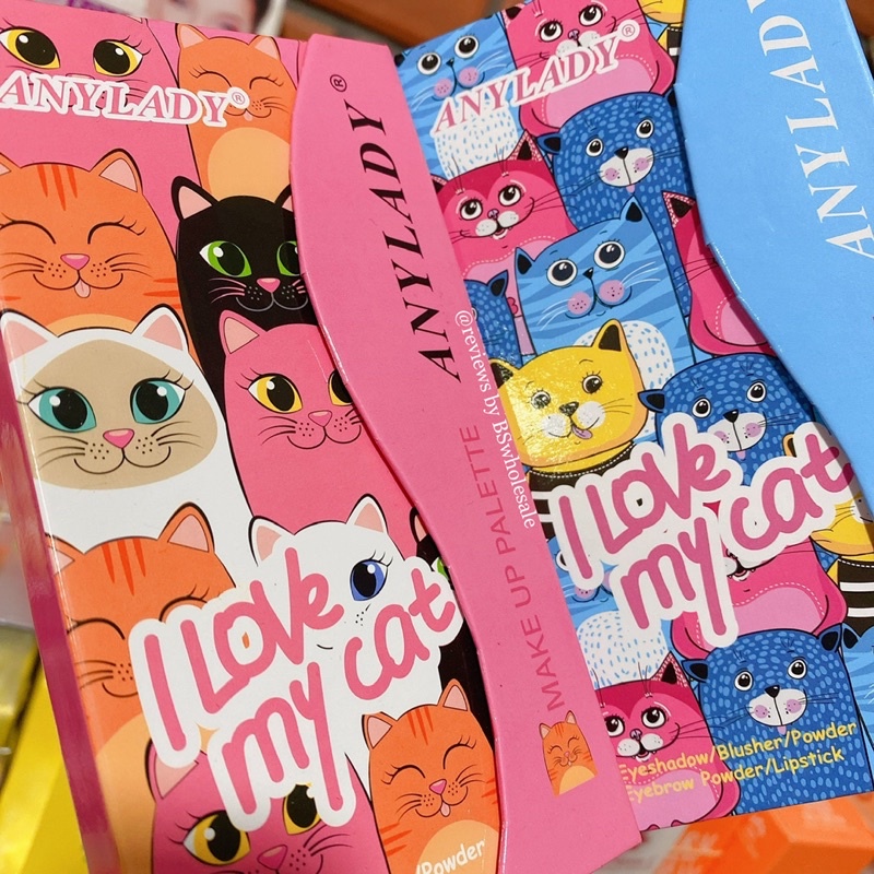 Kit Makeup ANYLADY I Love My Cat
