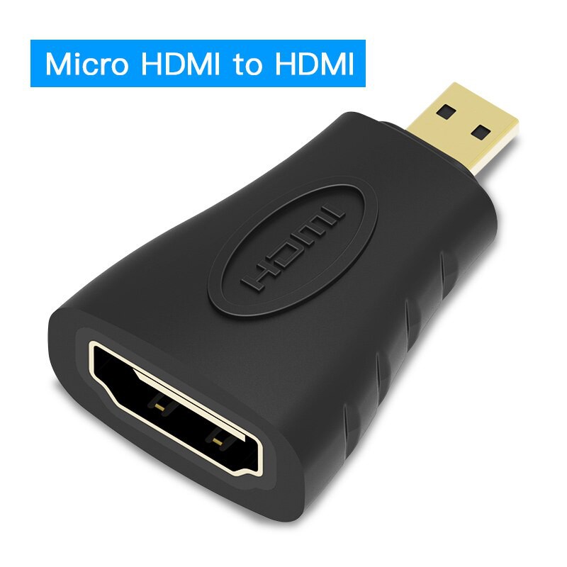 Cổng cáp chuyển đổi đầu cắm Micro HDMI sang HDMI tiêu chuẩn cho Raspberry Pi 4