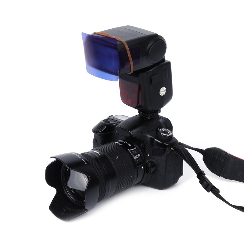 Set 20 Tấm Lọc Màu Gel Dành Cho Đèn Flash Máy Ảnh Nikon