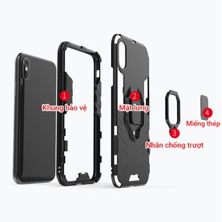Ốp lưng cường lực có nhẫn