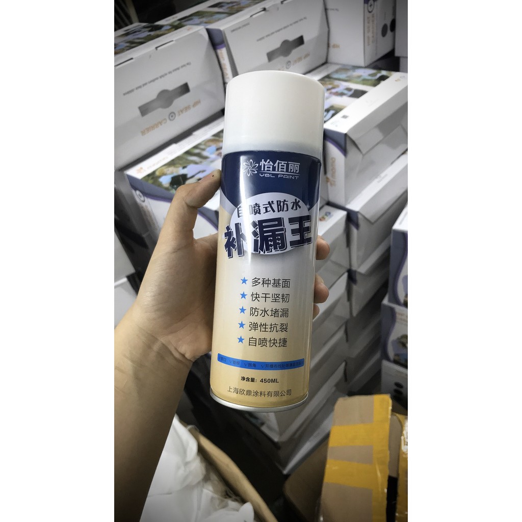 Bình Xịt Chống Thấm Dột Nano Nhật Bản WATER PROOF SPRAY 450ML, Bình Sơn Chống Thấm Nước, Bình Xịt Đa Năng Bảo Vệ