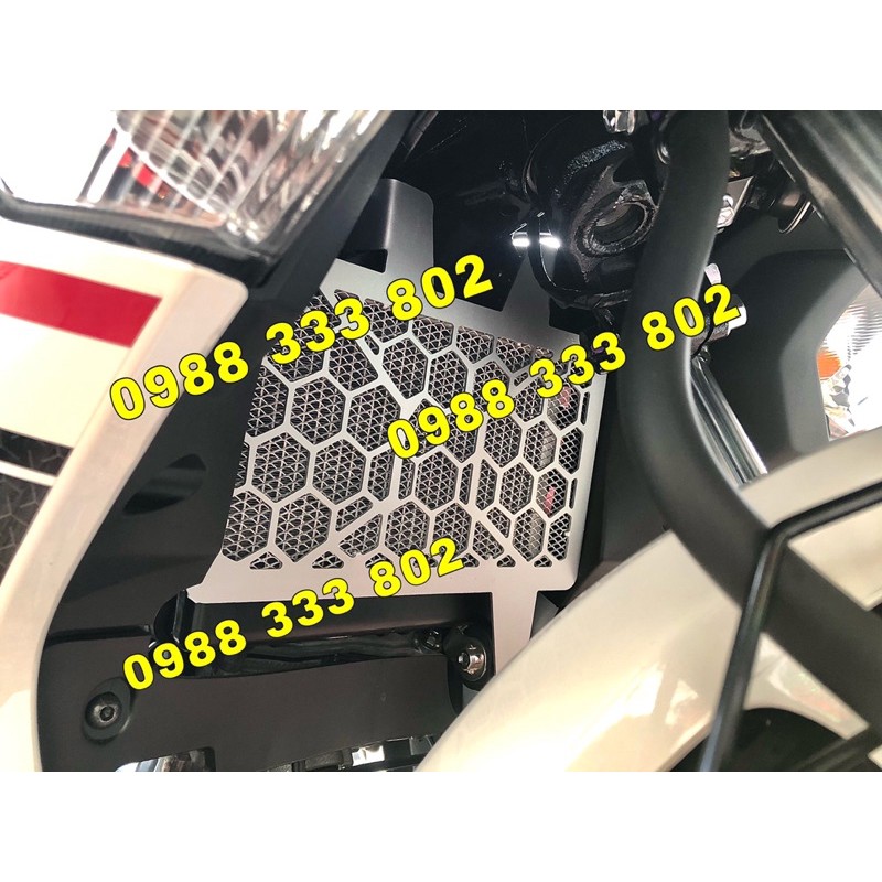 Che két nước Ex 155 nhôm lưới  - bảo vệ két nước ex 155 - phụ kiện xe ex155