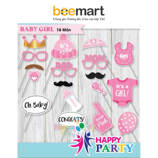 Bộ phụ kiện chụp hình Baby Girl