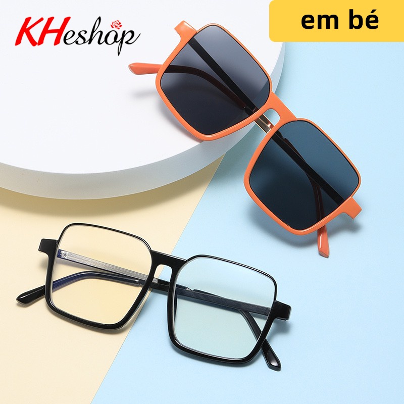 Kính Râm cho Bé trai bé gái bản Hàn Quốc, xu hướng chụp ảnh đường phố hot tròng liền xinh mã Y22088