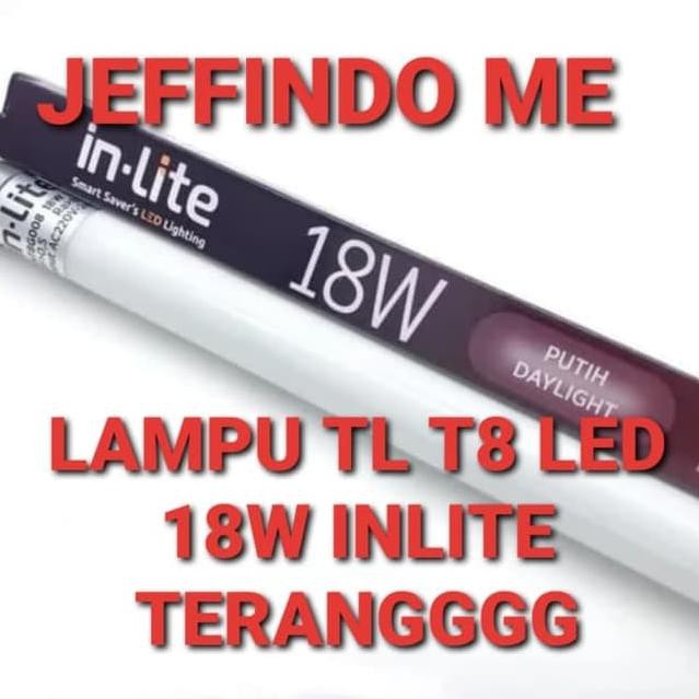 Đèn Led Tl T8 18w Inlite Tube 18 Watt 120cm Ánh Sáng Trắng F9K