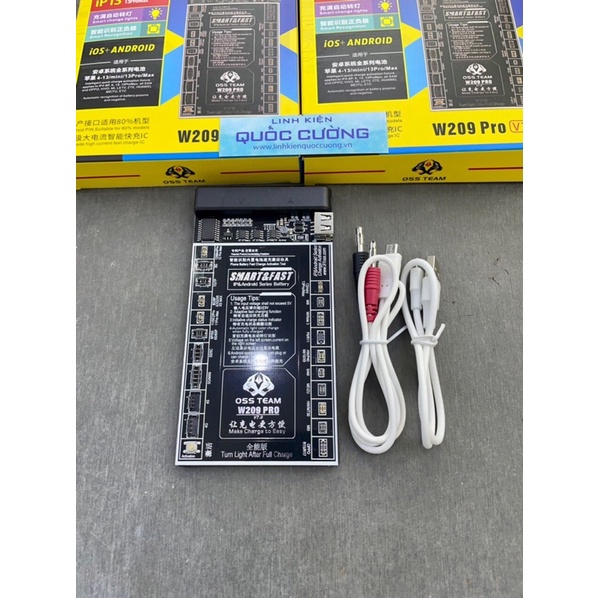 Kích pin W209 Pro V7.0  4G-13PM + Full Androi