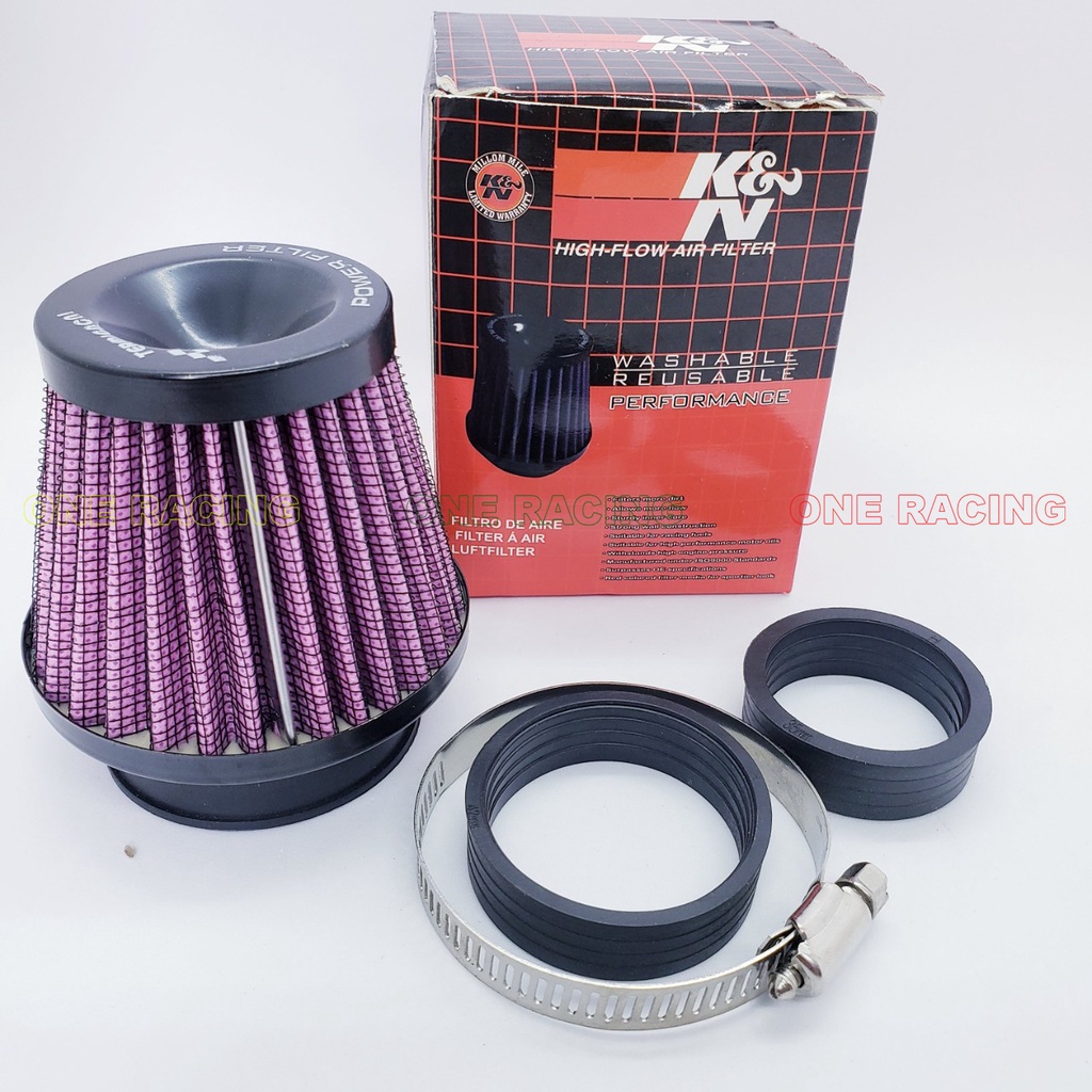 Lọc gió trụ KN bánh ú nấm Kèm 2 co cao su gắn các dòng xe hiện nay