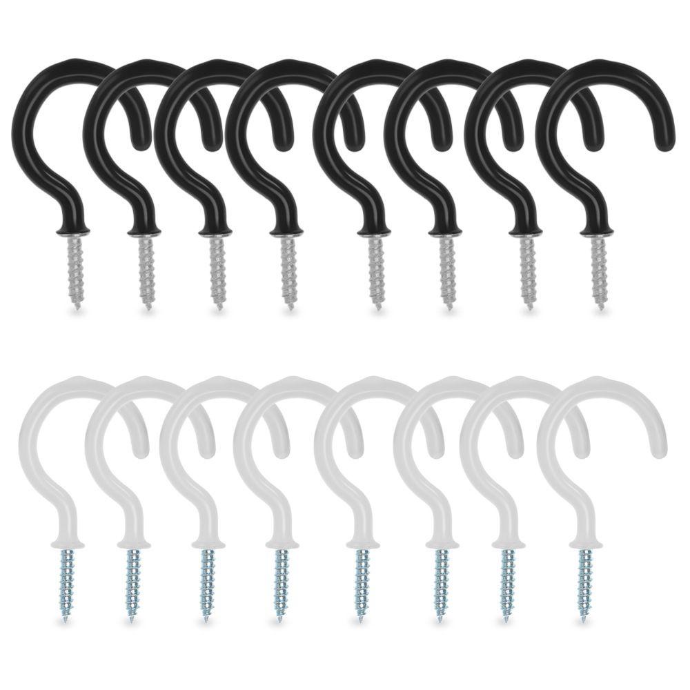 Set 25 Móc Treo Cốc Bằng Nhựa Mạ Màu Vàng Kèm Ốc Vít