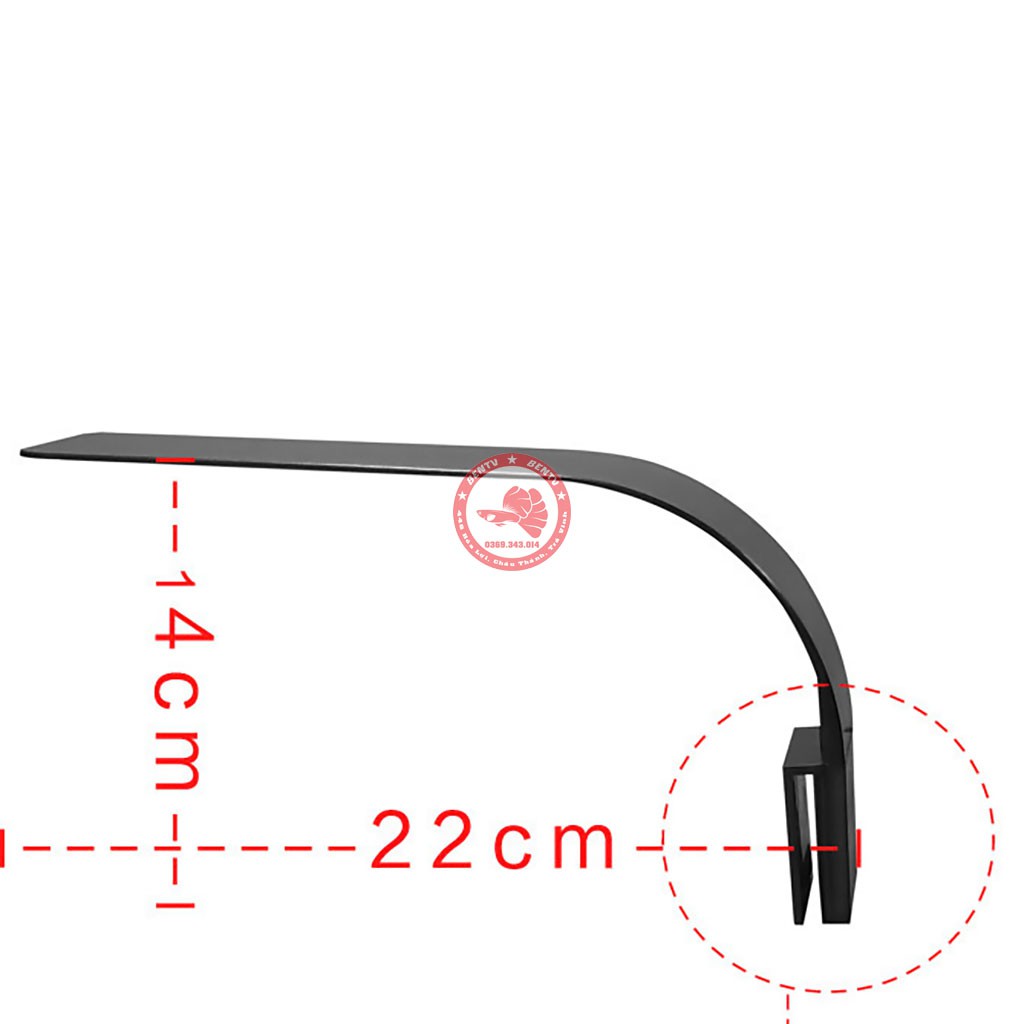 Đèn LED Kẹp X5 Cho Hồ Cá Siêu Sáng