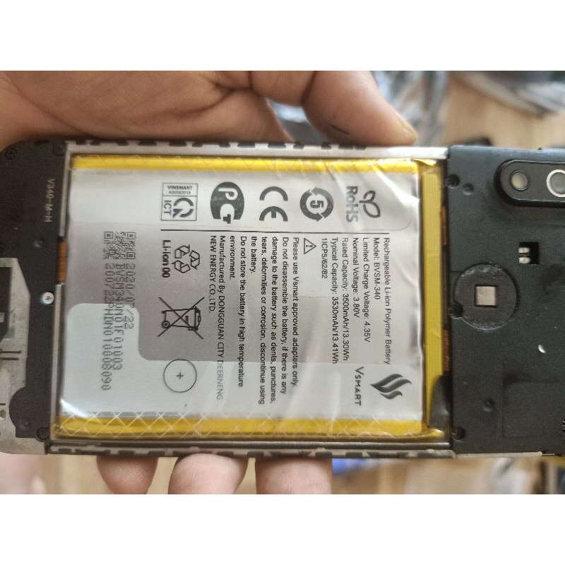 Pin Vsmart BVSM-340 Star 4 V341 V340 zin tháo máy đã qua sử dụng
