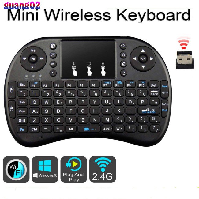 Bàn Phím Không Dây Mini 2.4g Tích Hợp Cảm Ứng Cho Pc Android Tv Box Ky | BigBuy360 - bigbuy360.vn