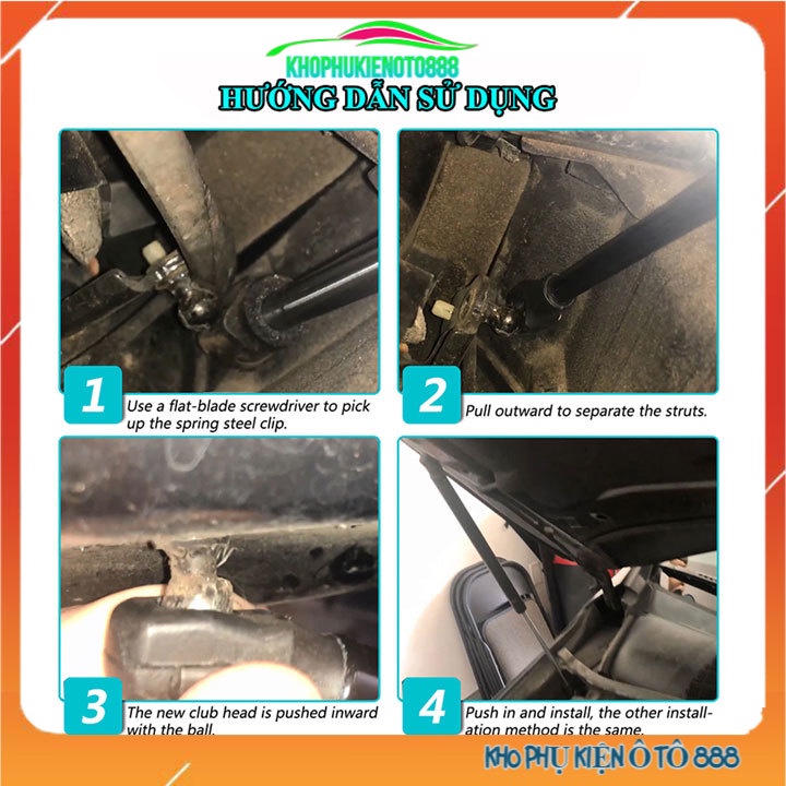 Ty capo Lexus RX350 RX450h 2010-2011-2012-2013-2014-2015 hỗ trợ mở nắp ca pô tự động dễ dàng