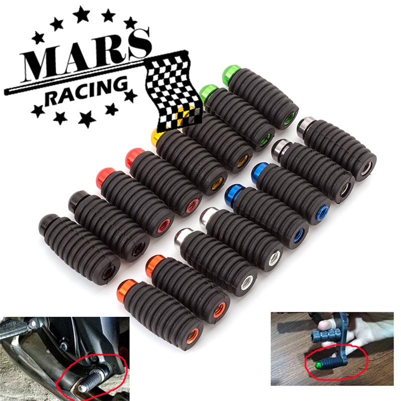 Mô hình phổ thông Xe máy Cần số Phanh Đòn bẩy Đòn bẩy Chốt Toepegs Bàn đạp Chân cho Kawasaki Honda Ducati Yamaha Suzuki Racing Rearset