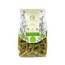 Mì nui xoắn Fusilli Đậu Hà Lan hữu cơ Bartolini 250g