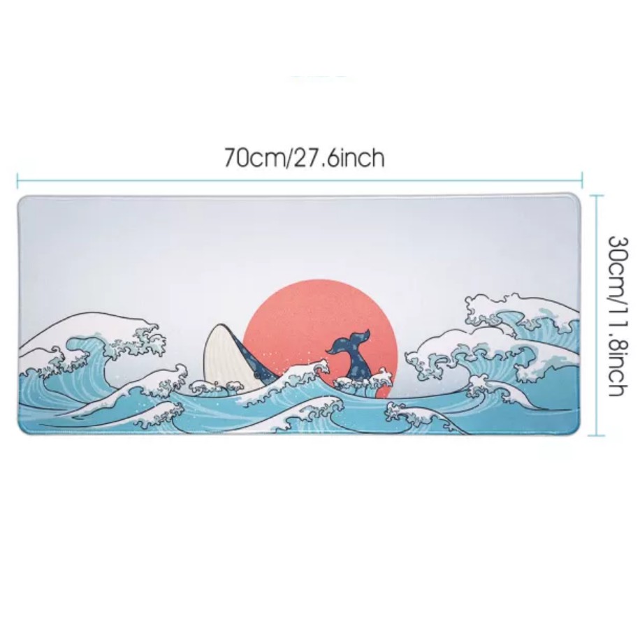 Lót bàn bàn phím CORAL SEA - Tấm lót chuột, tấm lót bàn phím cơ - Mouse pad