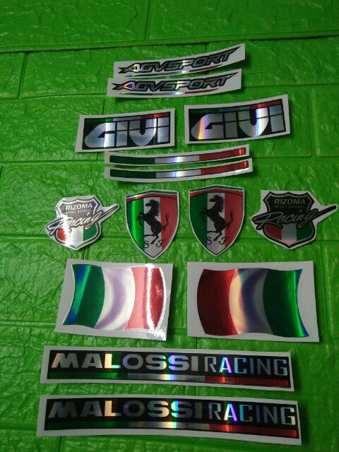Bộ tem Rizoma Racing phản quang