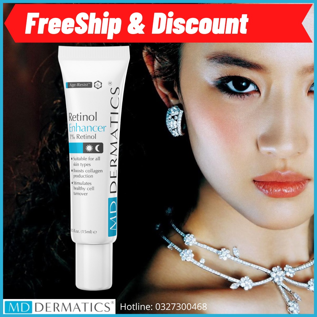 Retinol Enhencer Trẻ Hóa Tế Bào. Hạn sử dụng Date mới nhất. Chính Hãng MD Dermatics