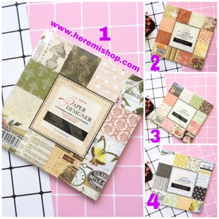 Sổ hoạ tiết làm scrapbook, lovebox