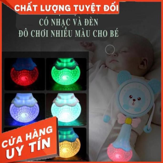 Stoy Lục Lạc Lúc Lắc Trống Antona Mặt Gấu Đáng Yêu Có Nhạc Và Đèn Cho Bé