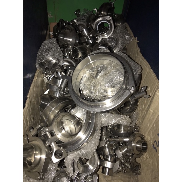 Đai kẹp inox Vi sinh DN15-dn150