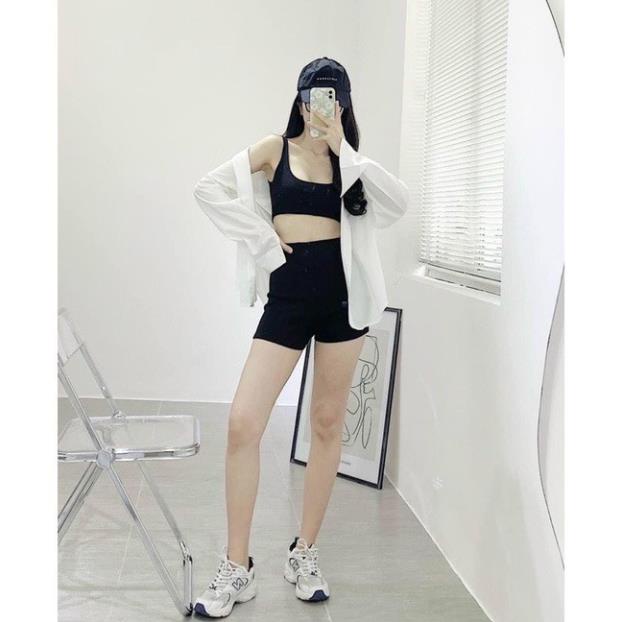 Quần Biker Short Dáng Ngắn Nữ Tôn Dáng Nâng Mông , Mùa Hè Năng Động