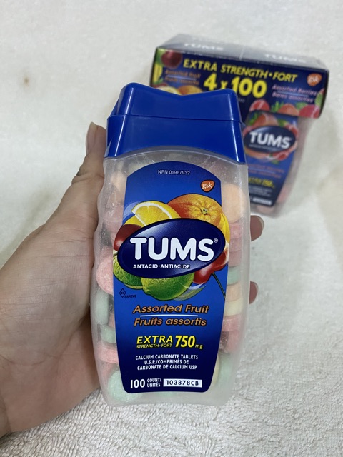 [HÀNG MỸ] Kẹo ngậm Tums Antacid.