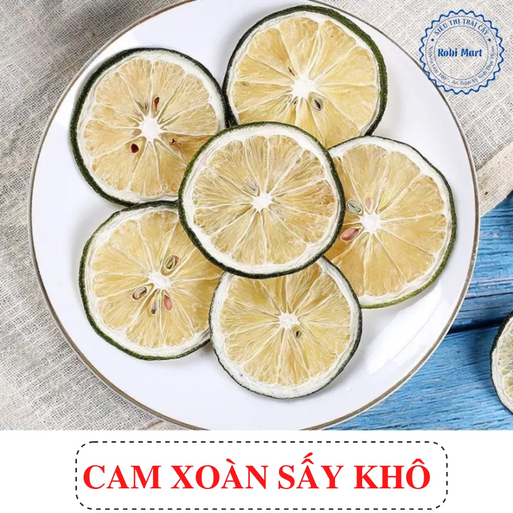 Combo detox trái cây sấy lạnh (cam xoàn, bali, chanh) - 1 gói dùng thử