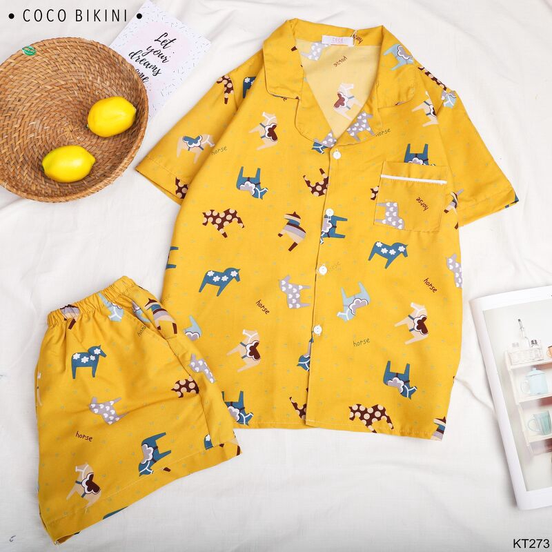[Mã WA1606 giảm 15% đơn 99k] 𝑪𝑶𝑪𝑶 𝑩𝑰𝑲𝑰𝑵𝑰 Bộ Đồ Ngủ - Đồ Mặc Nhà Kate Thái ( KT273 ) | BigBuy360 - bigbuy360.vn