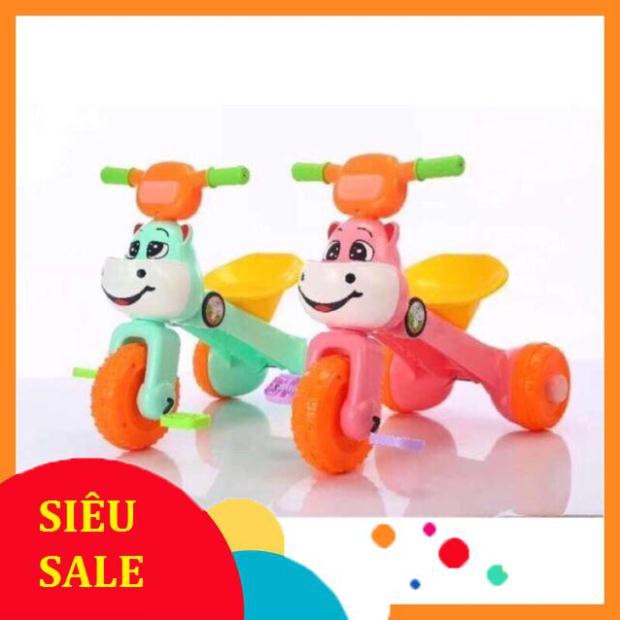 SIÊU RẺ: 🎉🎉 XE 3 BÁNH PHÁT SÁNG CON BÒ CÓ NHẠC