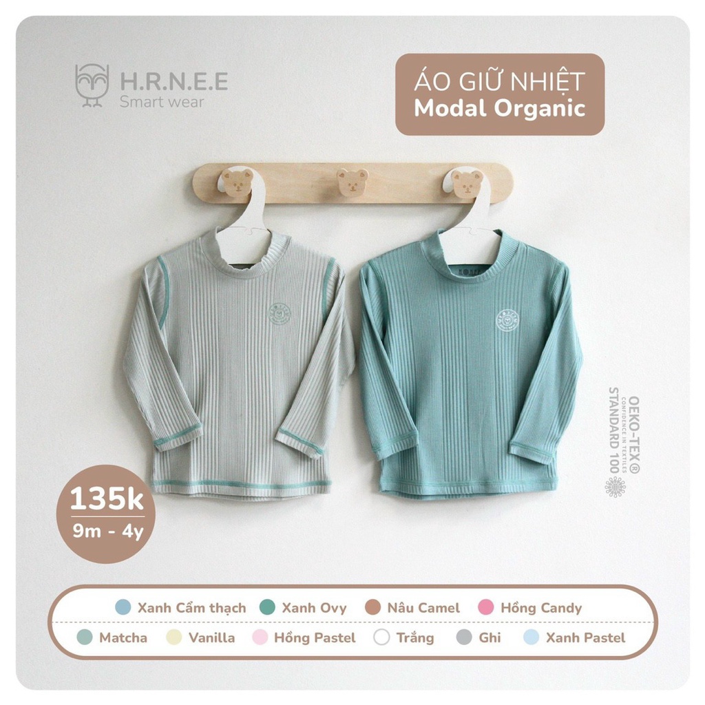 Áo giữ nhiệt  vải modal Organic