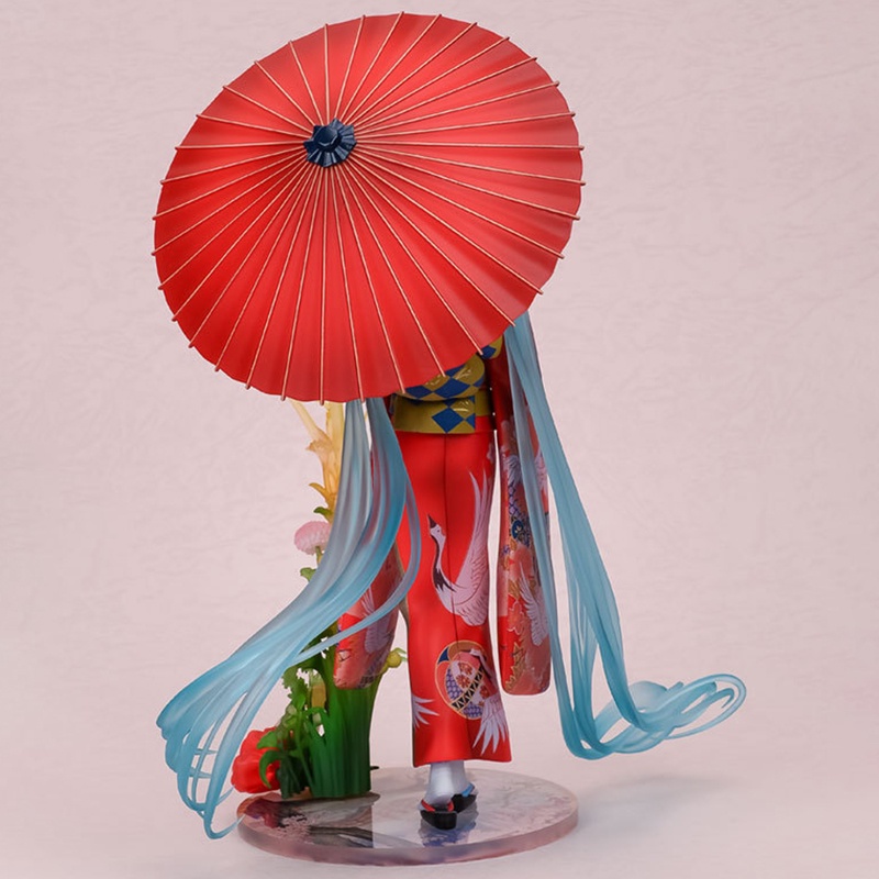 Mô Hình Nhân Vật Hatsune MIKU Mặc Kimono Hoạt Hình 23cm