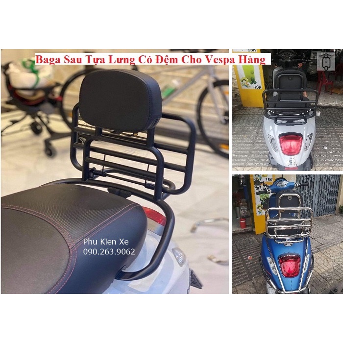 Baga Sau Vespa Tựa Lưng Có Đệm