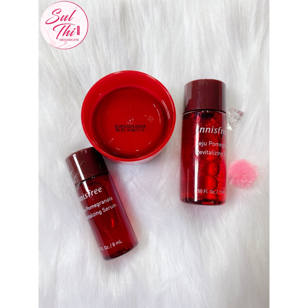 Set dưỡng da mini Lựu đỏ Innisfree Jeju Pomegranate