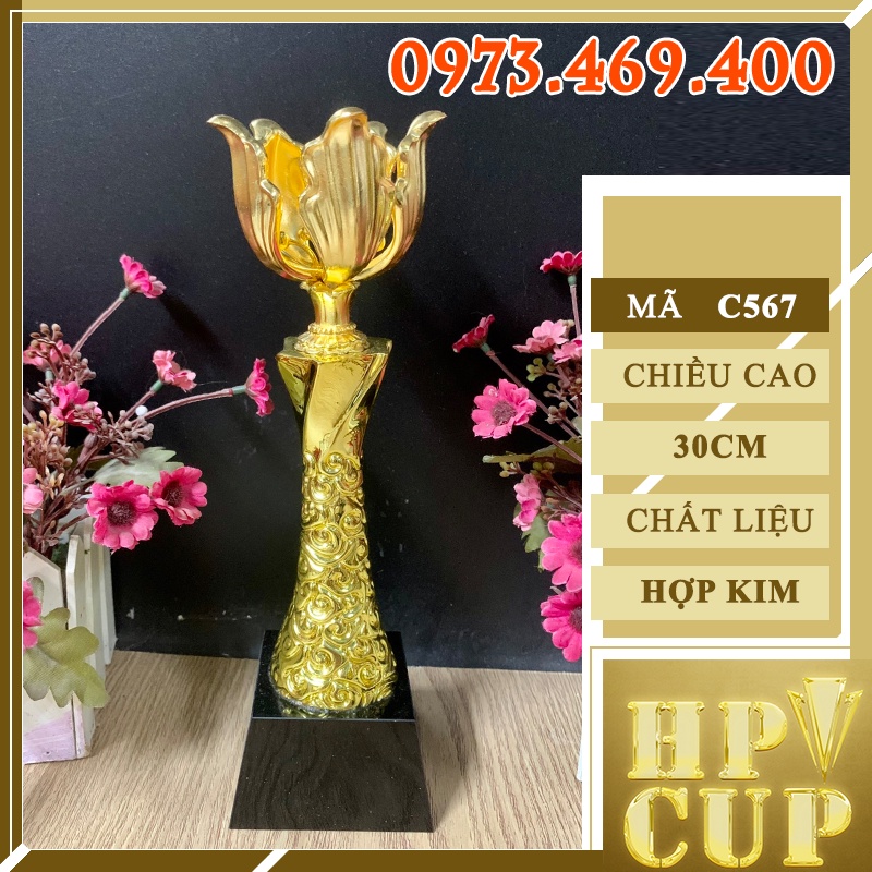 Cúp Lưu Niệm Pha Lê Vinh Danh SPA Cup Thể Thao Bóng Đá Huy Chương Vàng Quà Tặng KN