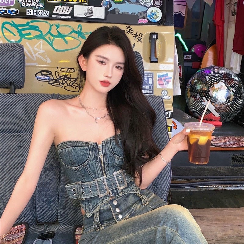 Set quần jean + áo quây jean