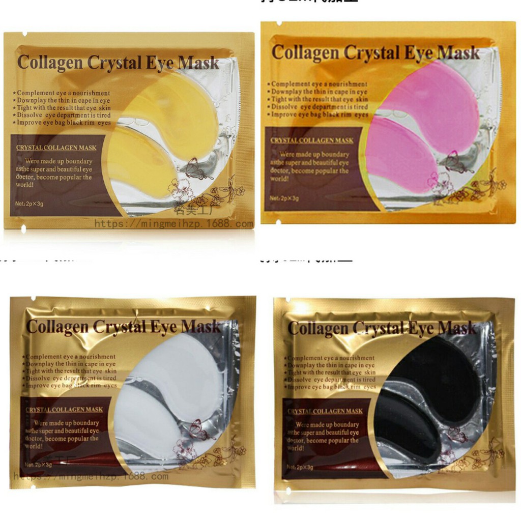 Combo 50 gói mặt nạ mắt  Crystal Collagen Golden