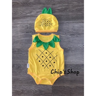 Body suit pikachu dễ thương( kèm nón nhưng k kèm vớ )