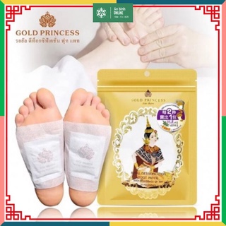 Miếng dán thải độc bàn chân 10 miếng Gold Princess Thái lan
