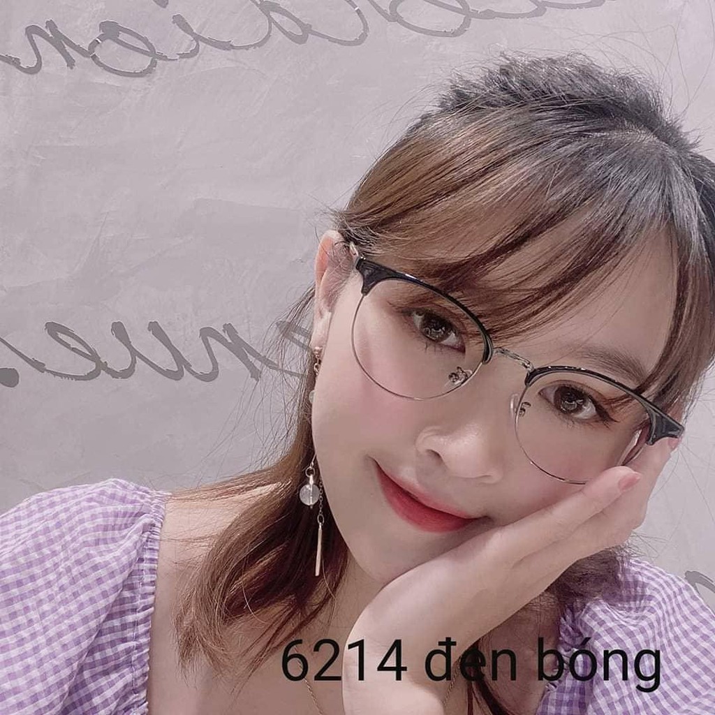 Gọng kính cận tròn nam nữ 6214 – Kính mắt Candy