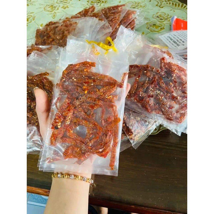 Mực xé siêu cay tẩm sa tế ăn vặt kiểu Hàn Quốc