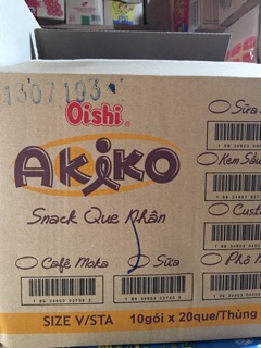 Combo 5 bịch bánh que akiko(vị sữa và moka)