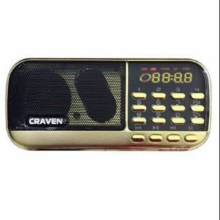 LOA NGHE NHẠC THẺ NHỚ, USB, ĐÀI FM CRAVEN CR-836