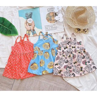 Combo 3 Váy 2 dây cực xinh cho bé gái
