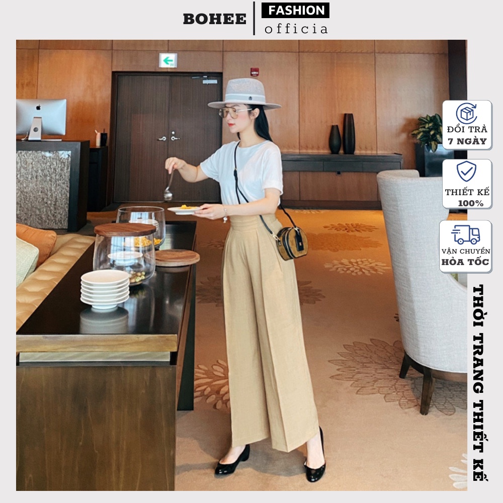 Quần be dài BOHEE Q56