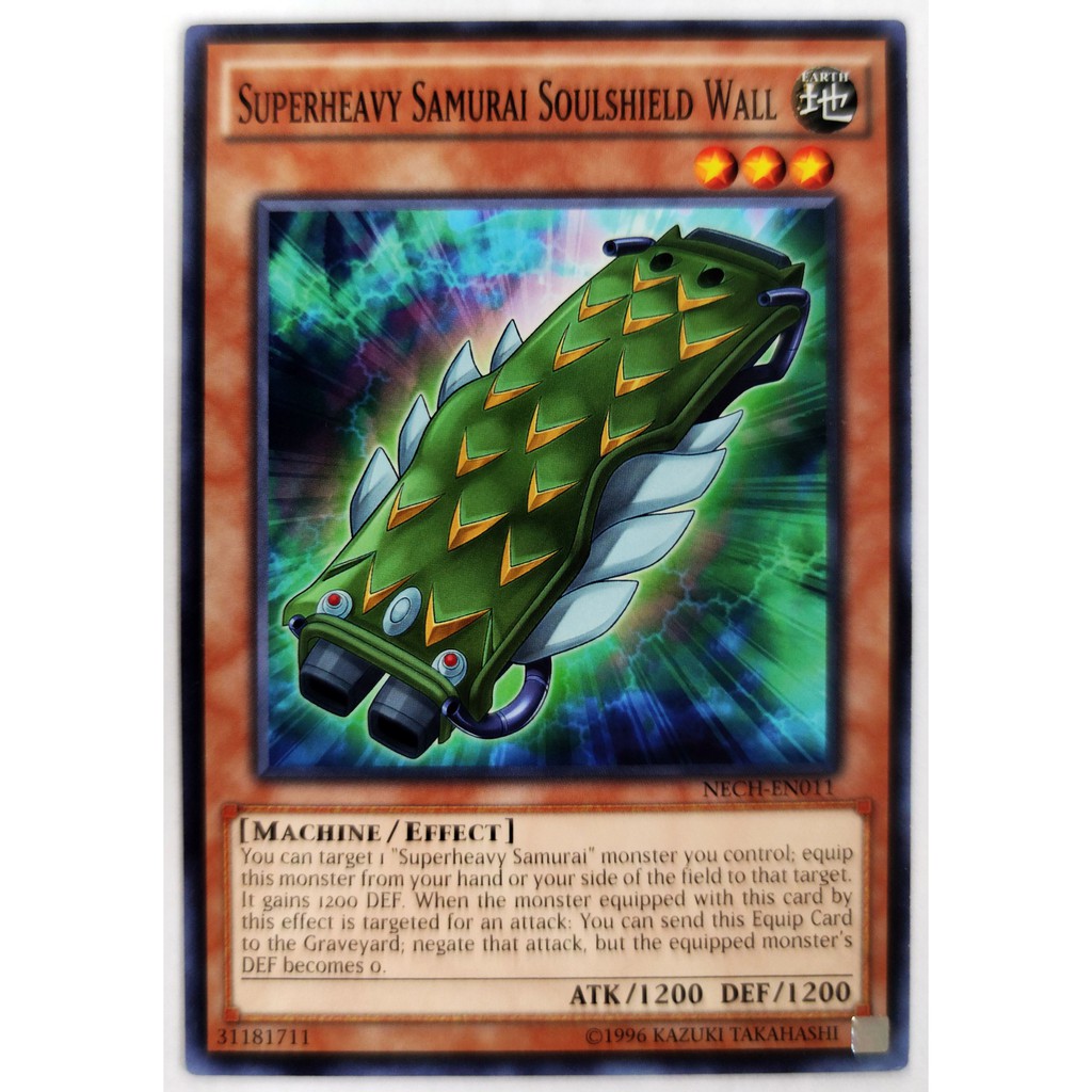 [Thẻ Yugioh] Superheavy Samurai Soulshield Wall |EN| Common (ARC-V)