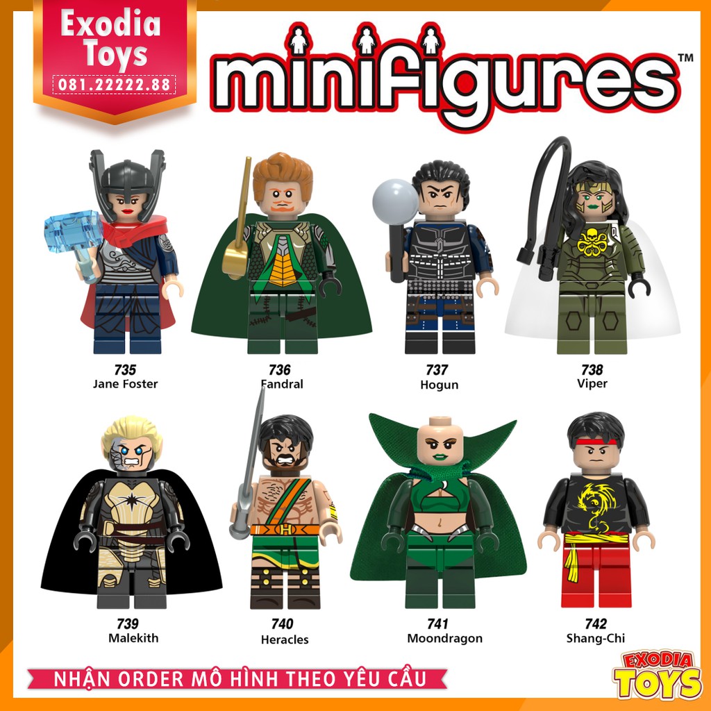 Xếp hình Minifigure Siêu anh Hùng Thần Sấm Thor : The Dark World - Đồ Chơi Lắp Ghép Sáng Tạo - XINH X0176